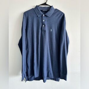Ralph Lauren Men Long Sleeve Polo Golf Shirt Size L